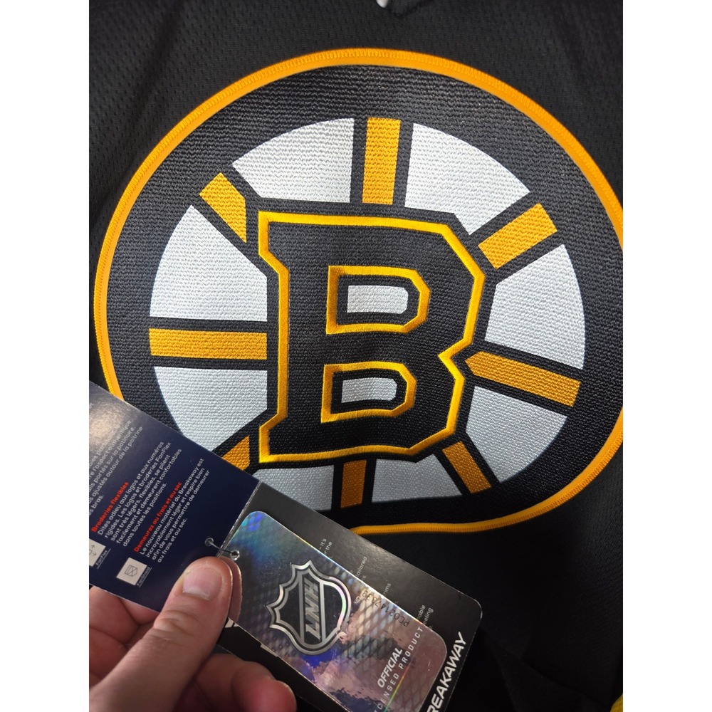 Boston Bruins Fanatics Breakaway Jersey Mens Large New With Tags - Picture 2 of 7